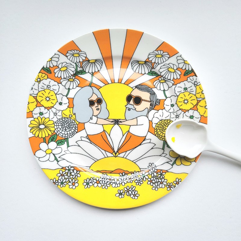 Porcelain Plate 瓷碟 | LoveBloom Family 愛花家庭