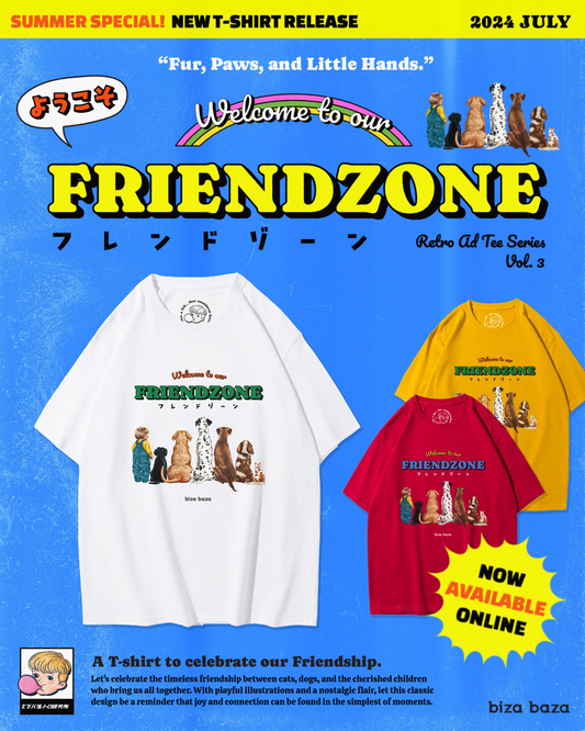 【Regular Size】Retro Ad T-shirt Friendzone