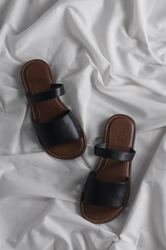 Double Slide Flat Sandal