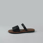 Double Slide Flat Sandal