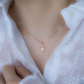 TWIN SOULS HEART NECKLACE - MOONSTONE