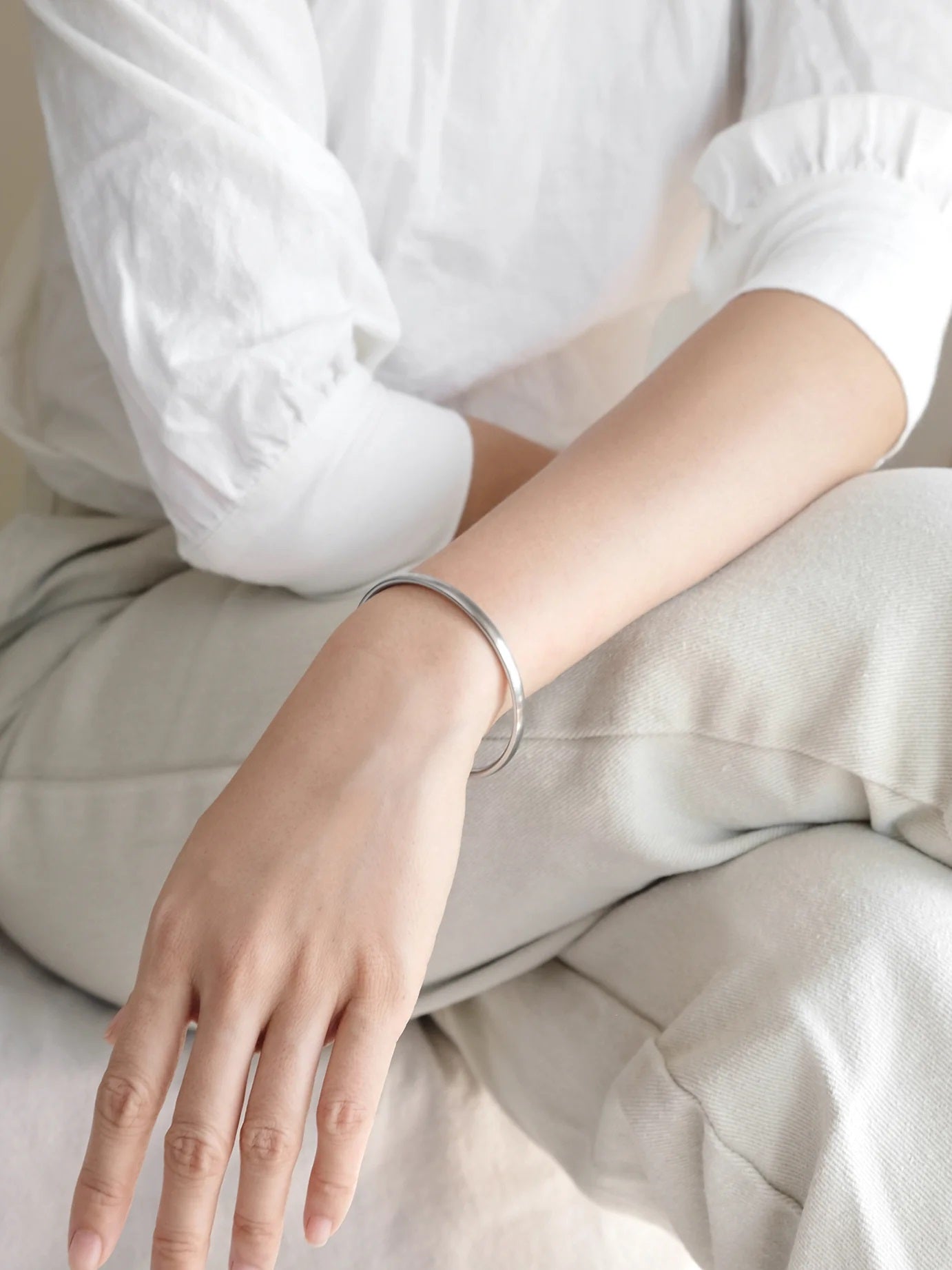 The Everyday Cuff Bracelet | Silver