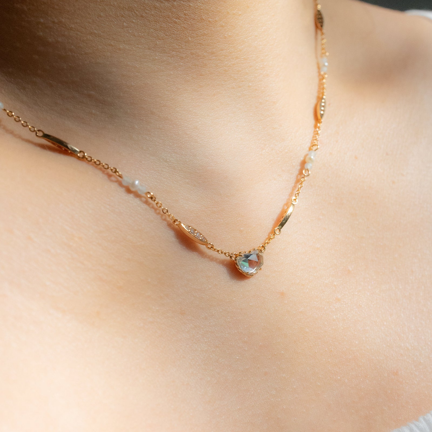 VACANZA AQUAMARINE NECKLACE