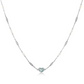 VACANZA SILVER AQUAMARINE NECKLACE