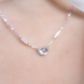 VACANZA SILVER AQUAMARINE NECKLACE