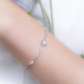VACANZA SILVER BRACELET AQUAMARINE