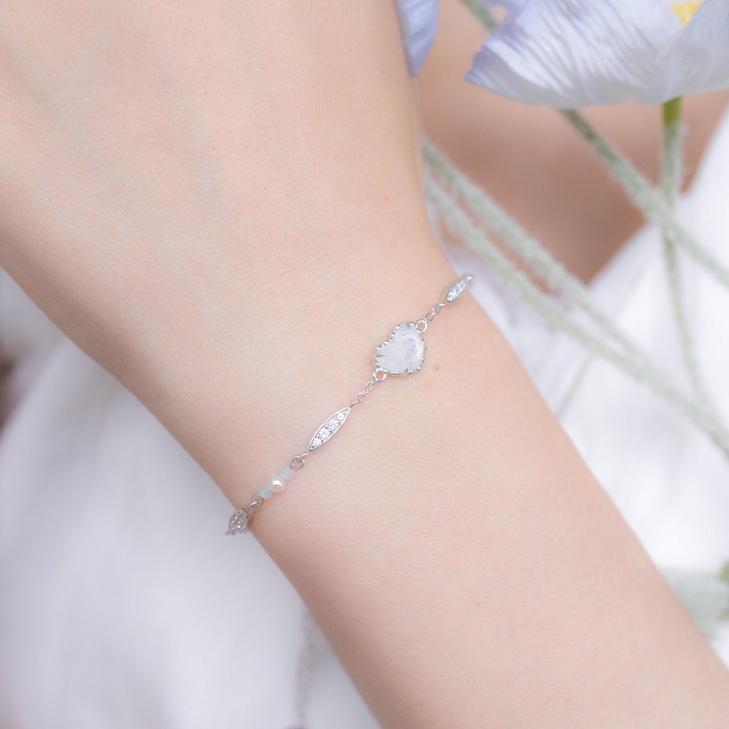 VACANZA SILVER BRACELET MOONSTONE