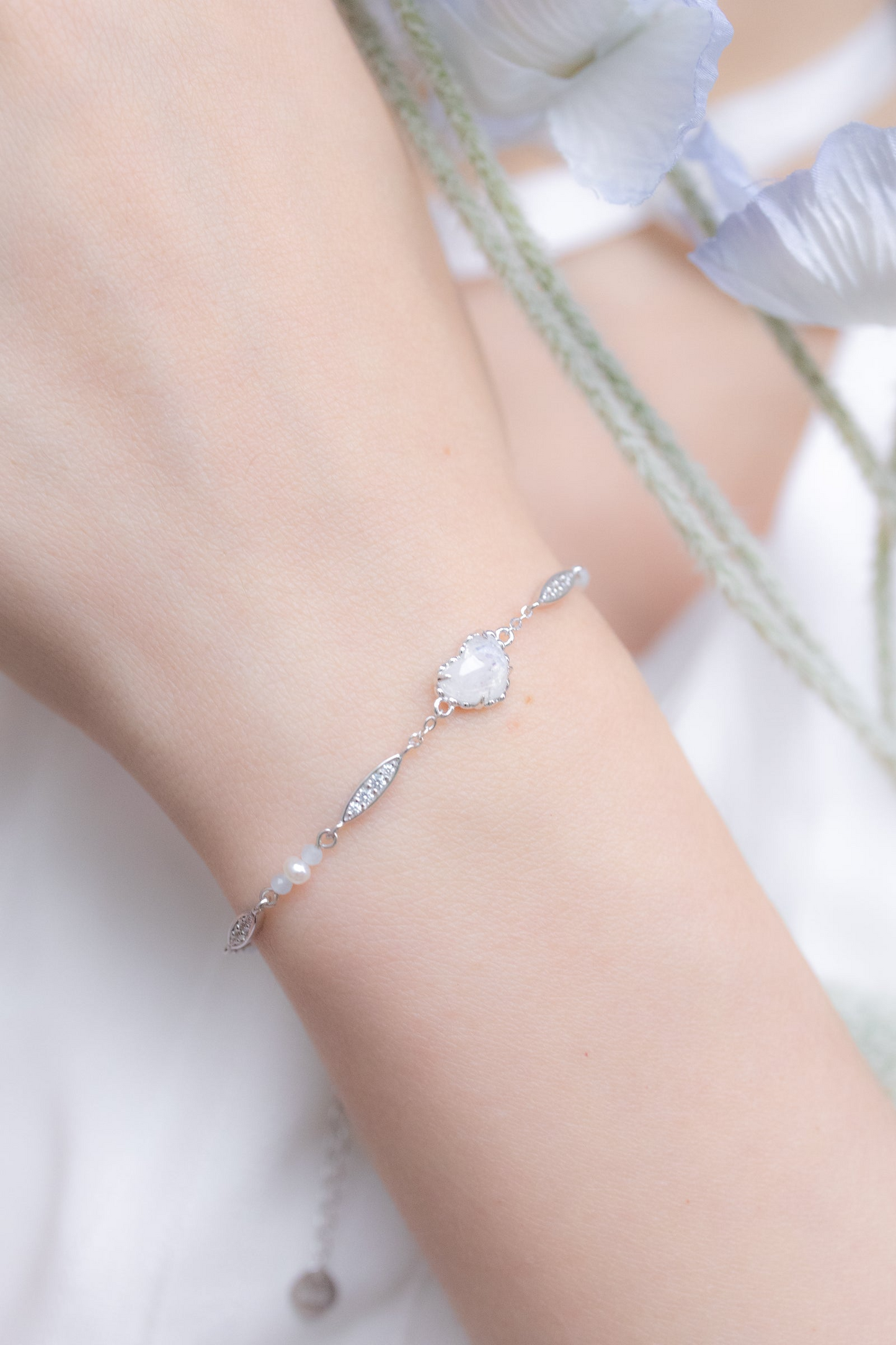 VACANZA SILVER BRACELET MOONSTONE
