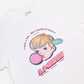 【Regular Size】Gummy Boy Retro T-Shirt Series - White