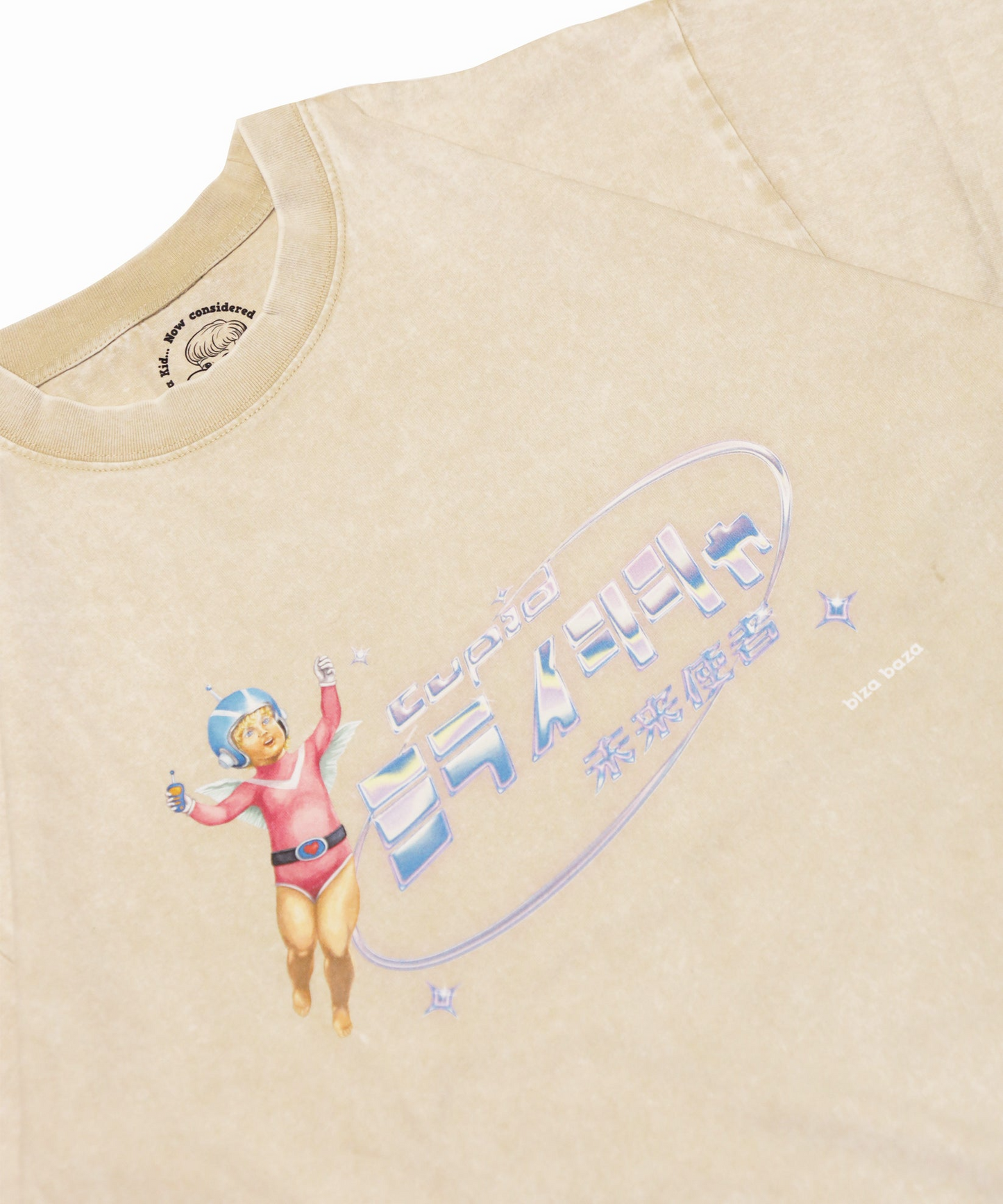 【Regular Size】Cupid From the Future Washed T-shirt