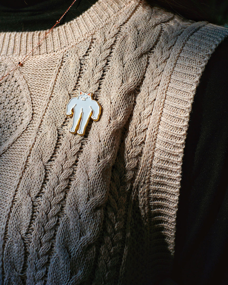 大隻仔 喵喵襟章