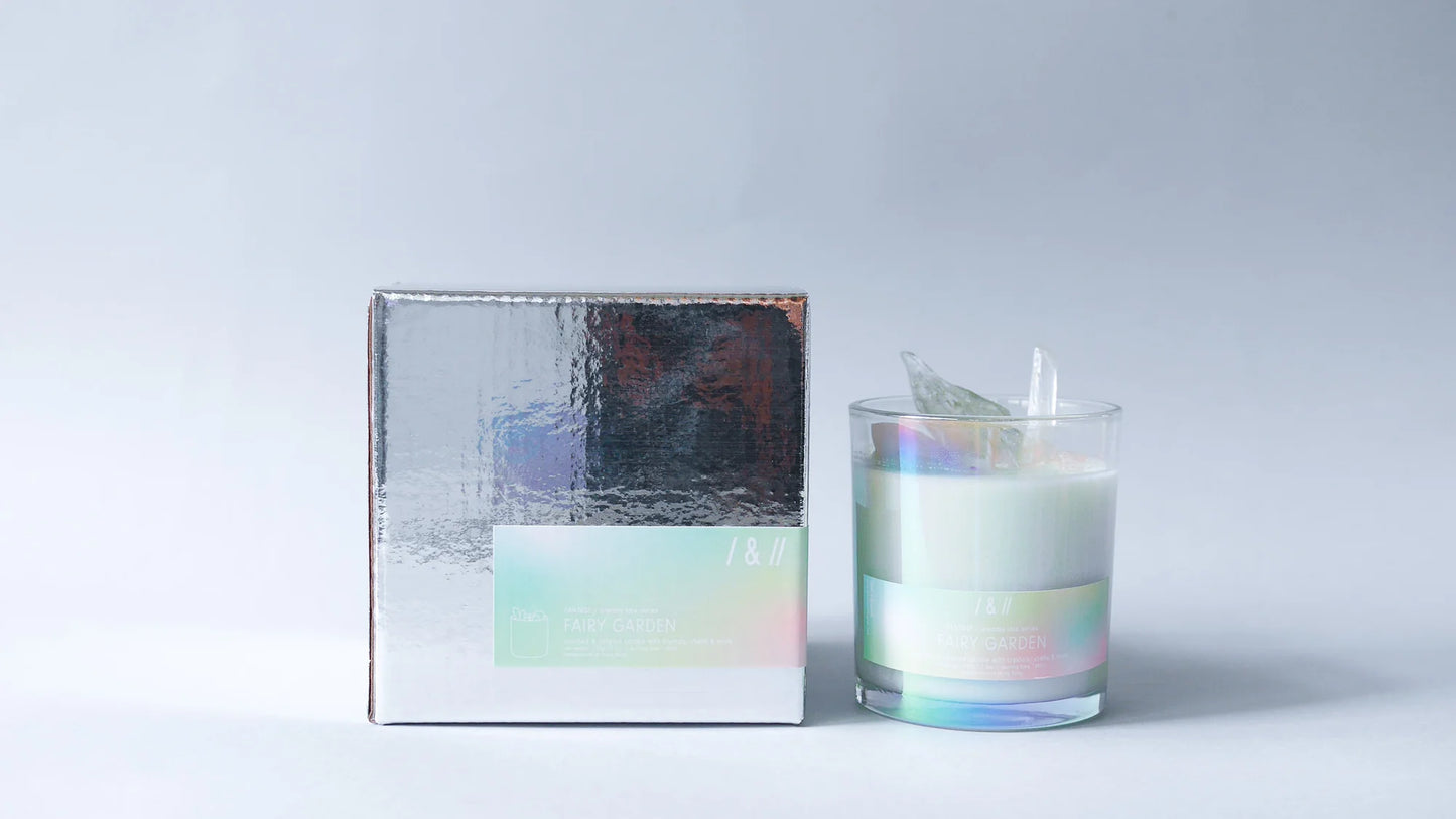 fairy garden / crystal candle 210g // dreamy tale series