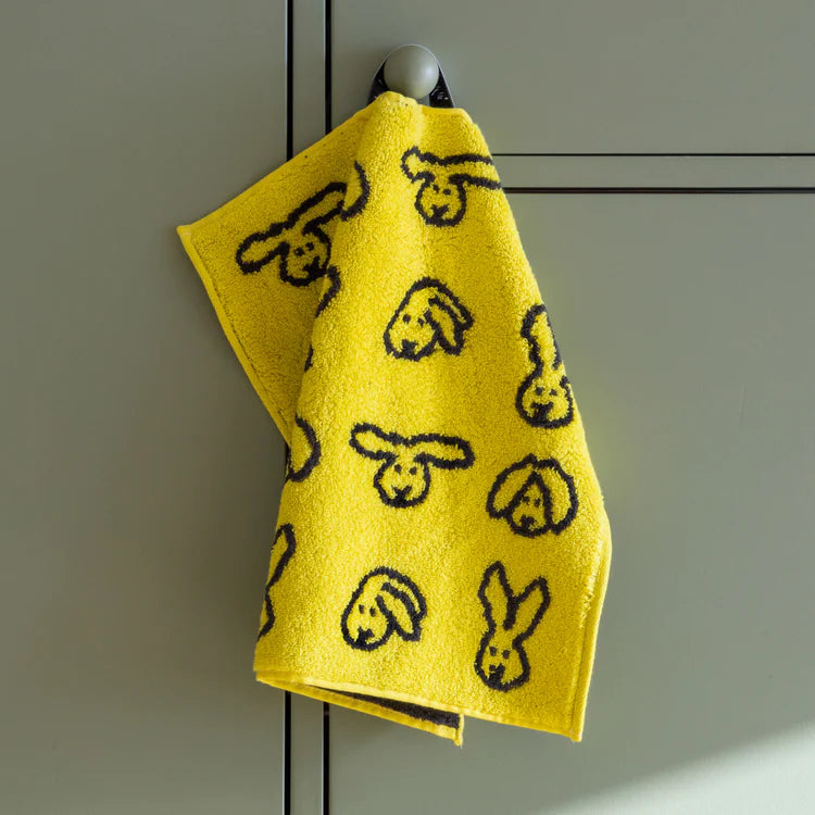 Bunny Hand Towel - Yellow