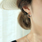 2-Tone Hoop Earrings | Rose Gold