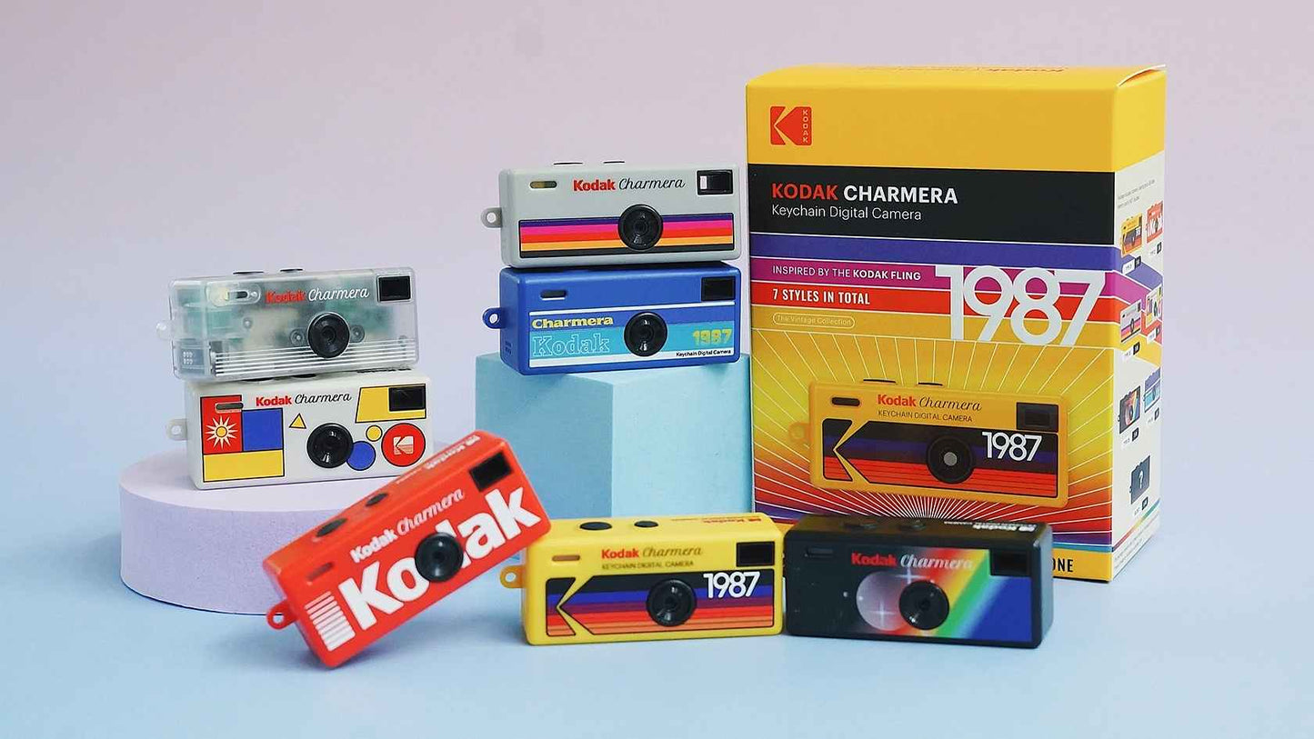 KODAK 柯達 CHARMERA鑰匙扣數碼相機盲盒系列單盒