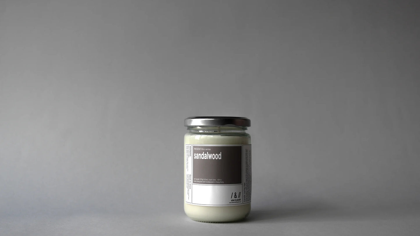 sandalwood / scented candle 270g // this series