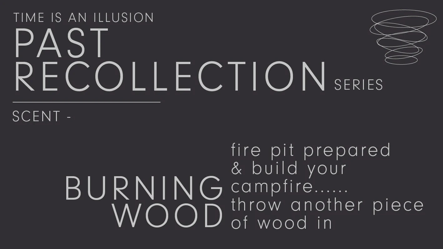 burning wood / scented candle 285g // recollection series