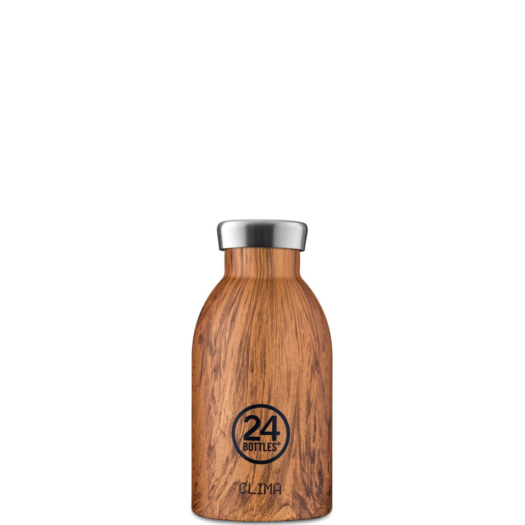 Clima Bottle 330ml - Sequoia Wood
