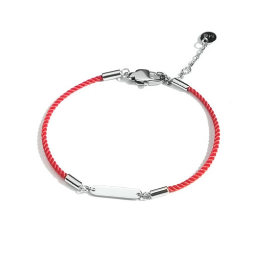 Bar String Bracelet | Red