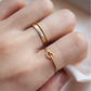 Basic Single Knot Ring - Gold