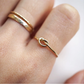 Basic Single Knot Ring - Gold