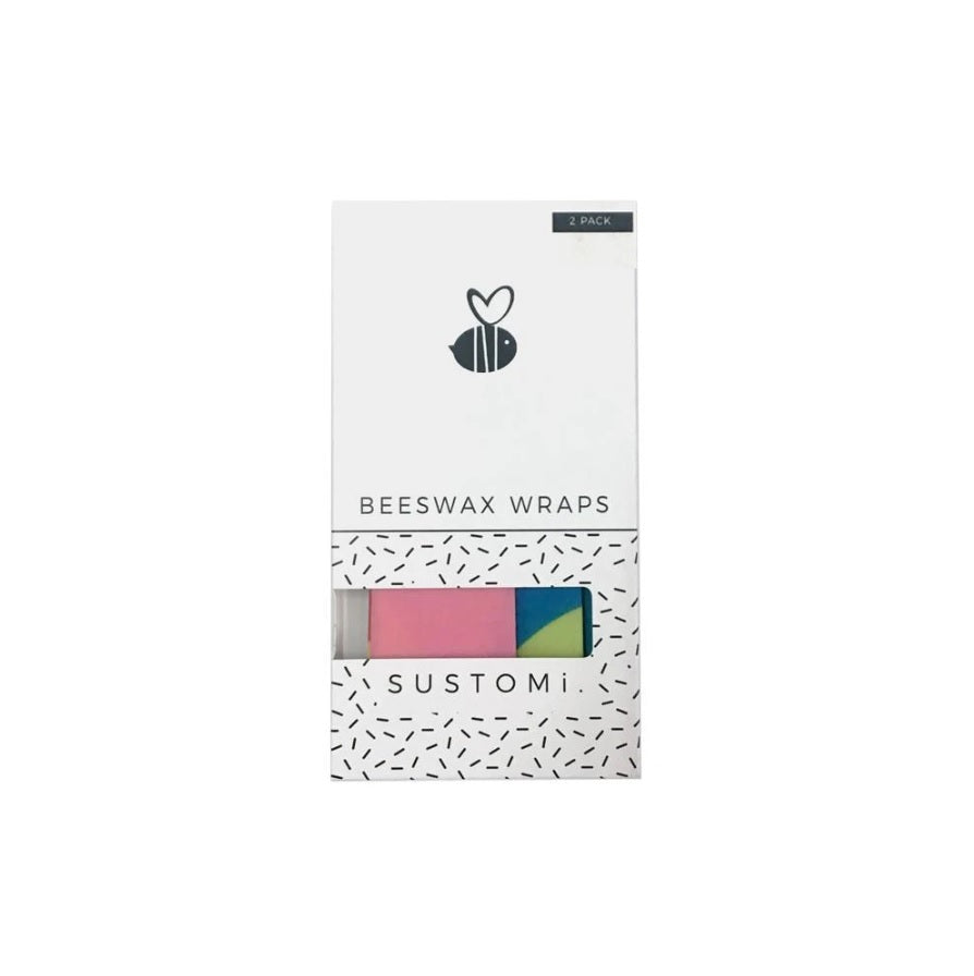 Beeswax Wraps Splash 2 Packs | 天然蜂蠟布 兩包裝 (1小 + 1中)