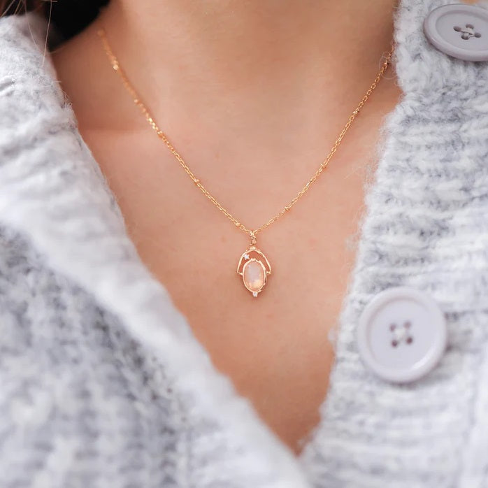 Conquer Your Year Necklaces (Moonstone) Gold