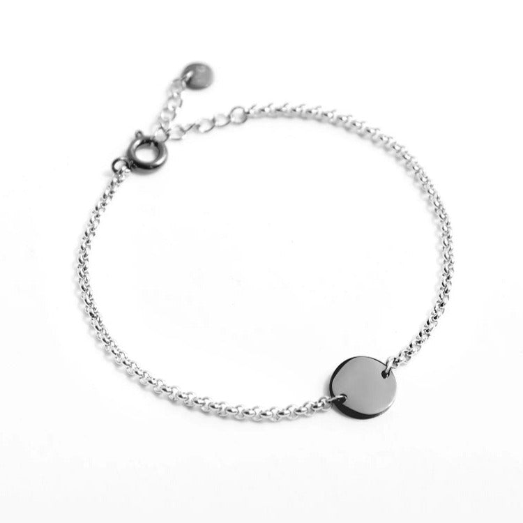 Disc Bracelet | Grey