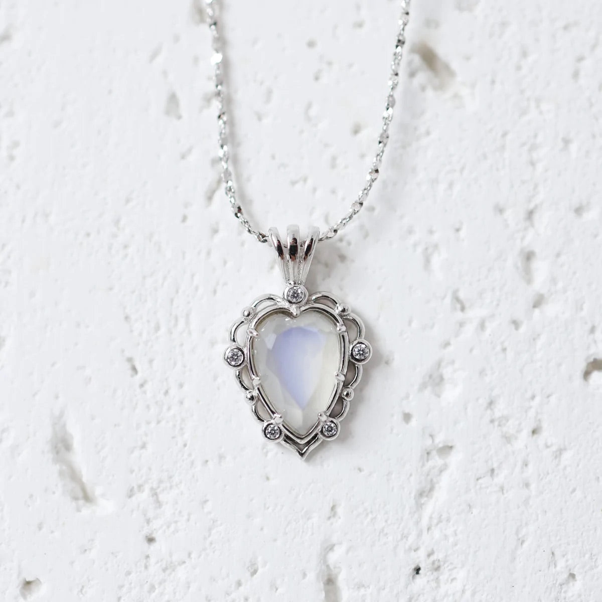 Gentle heart 2.0 (Moonstone)Silver