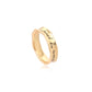 I Dream My Paint, I Paint My Dream Statement Ring (Gold)