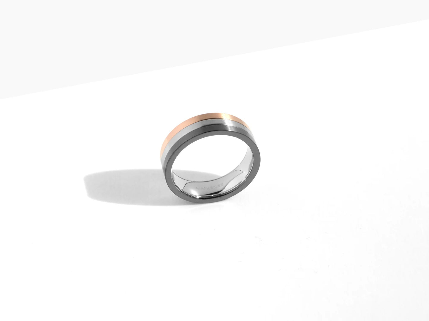 Linear 3-Tone Ring | Grey