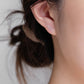 Mini 5-Stone Earrings | Crystal White