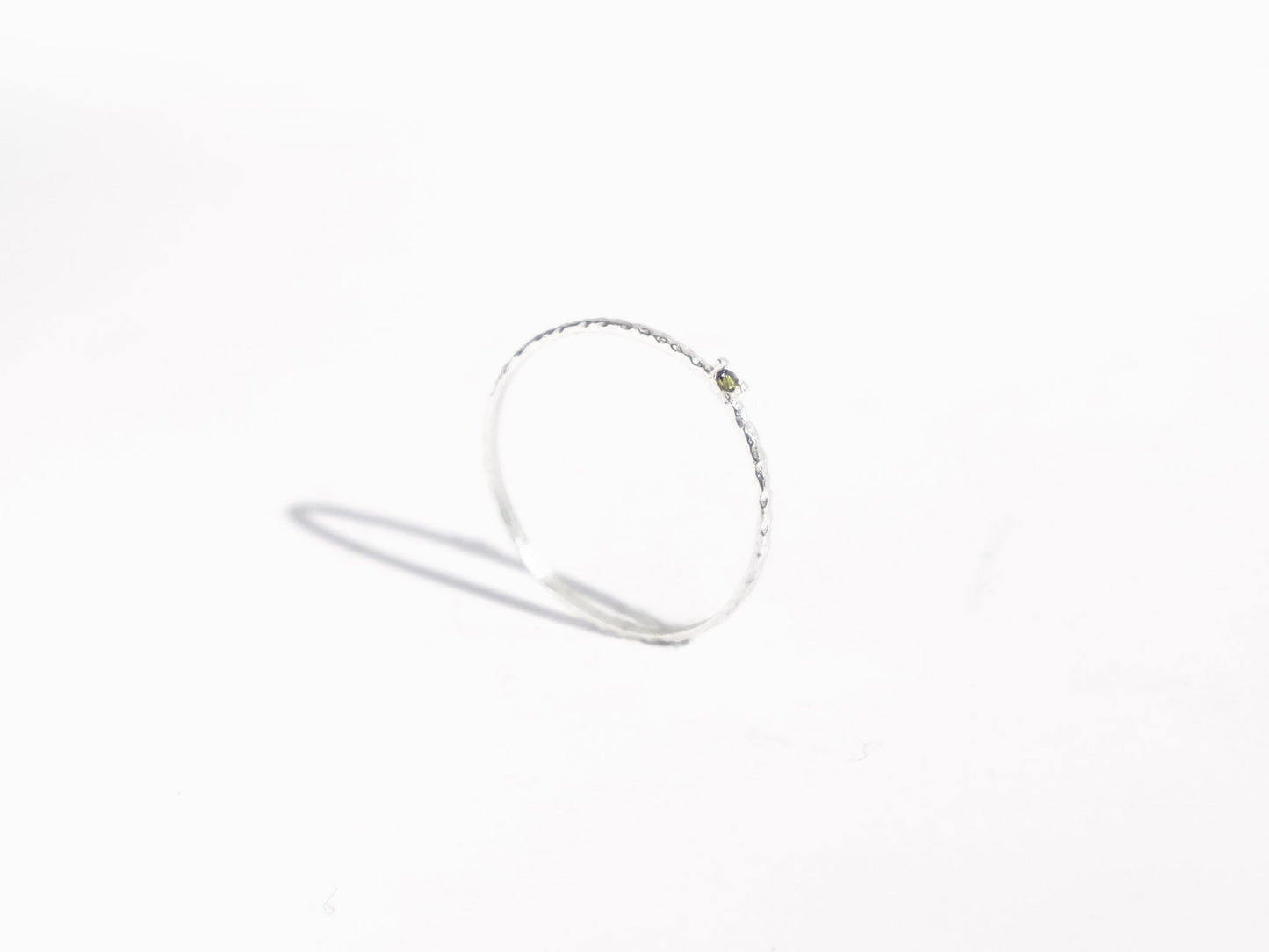 Mini Stone Ring | Peridot Green