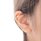 Silver Morse Code Single Ear Cuff