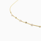 Natural Moonstone Twinkle Satellite Necklace
