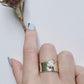 The Shining Diamond Embed Ring (Wide)