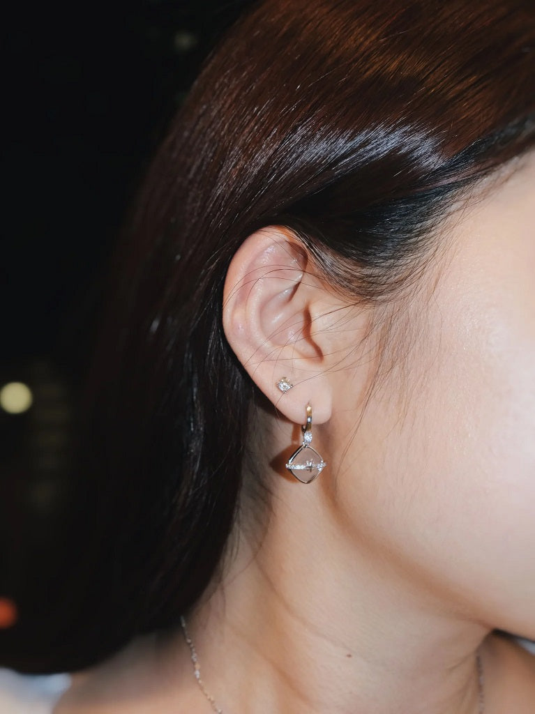 Stella Star Earring (Silver/ Rose Gold)