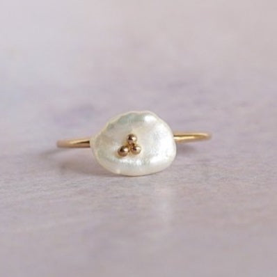 14kgf Small Freshwater Pearl Ring