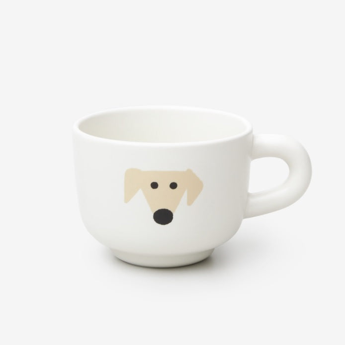 Tube Milk Cup - Triangle Dog
