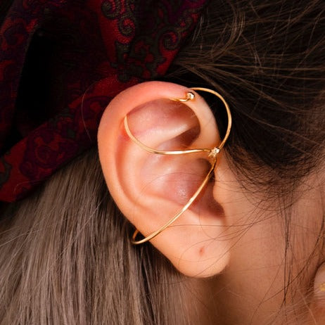 Weaving Ave Single Ear Cuff