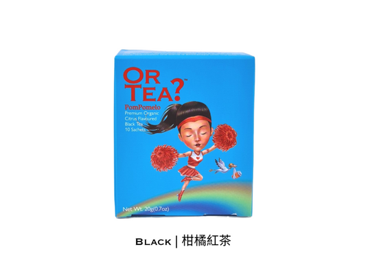 Pom Pomelo - Premium Organic Citrus Flavoured Black Tea (10-Sachet)