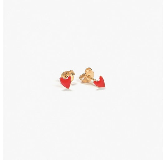 Earrings Grant - Red